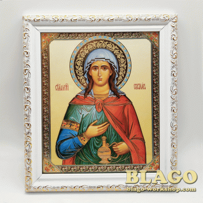 Icon St. Martyr Photina (Svetlana), 18х21 cm