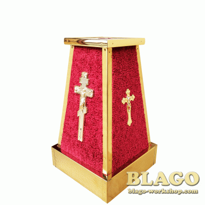 Processional Altar cross support, 30х30х53 сm