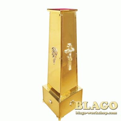 Processional Altar cross support, 25х25х100 сm