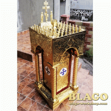 Панахидний стіл на 50 свічок, 45х45 см