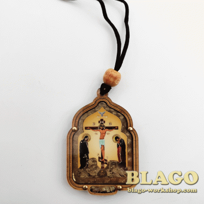 Подвеска автомобильная деревянная, 4,5х6,5 см