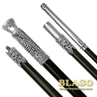 Jewelry Bishop crosier silvering, 145 cm