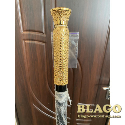 Jewelry Bishop crosier gilding, 145 cm
