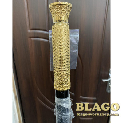Jewelry Bishop crosier gilding, 145 cm