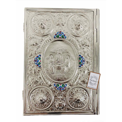 Євангеліє в окладі з нікелю на українській мові, 29х6х39 см