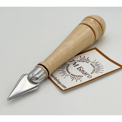 Liturgical spear, wooden handle, 1,5х14 cm