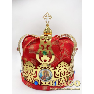 Crowns wedding brass couples "Crown" 19,5х24 cm