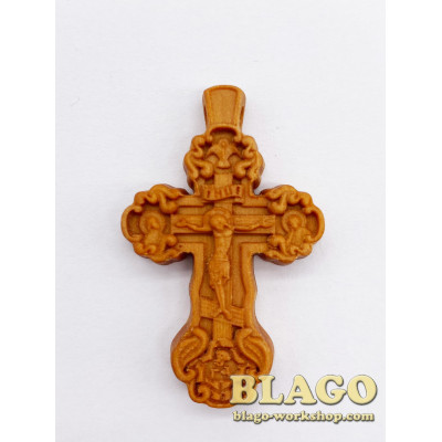 Cross wooden carved 2.2x4.2 cm No. 122