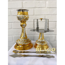  Євхаристичний набір Грецький, комбінований, 350 мл