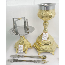  Євхаристичний набір Грецький, латунь, 1000 мл