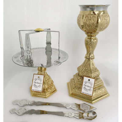 Евхаристический набор Греческий с чеканкой, 300 мл