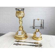  Євхаристичний набір Грецький, комбінований з образами, 400 мл