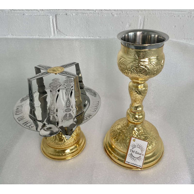  Євхаристичний набір Грецький, латунь, 350 мл