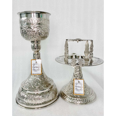  Євхаристичний набір Грецький, нікель, 750 мл