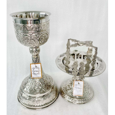  Євхаристичний набір Грецький, нікель, 750 мл